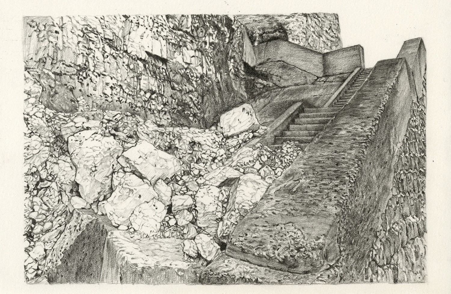 Sotteville-sur-mer (2) | Crayon graphite
15x20 cm, 2024