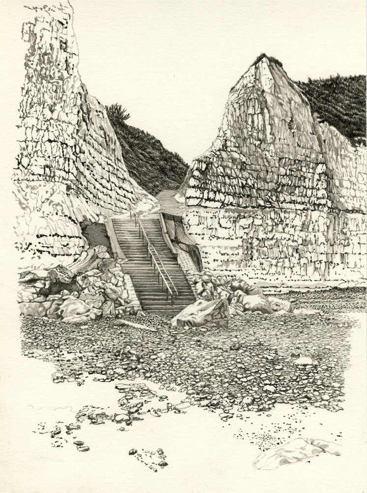 Varengeville-sur-mer | Encre de Chine
15x20 cm, 2023